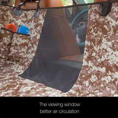 ibuddy truck seat cover-hammock-design keeps dog secure during sudden stops