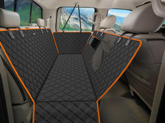 iBuddy XXL dog seat cover front view with full-seat protection against mud