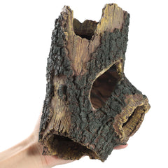 IBWell aquarium-hideout flat base ensures stable placement on small tanks.