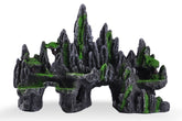 IBWell aquarium rock cave landscape adds natural look and fish hiding spots.