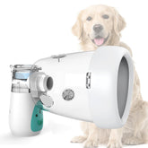 ICARE-PET nebulizer with pet mask designed for stress-free home use in cats and small dogs.
