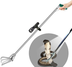 IC ICLOVER 47-inch snake tongs front view for extended reach and safety