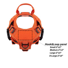Icefang GN1 MOLLE attachment area for gear like pouches.