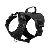 ICEFANG GN8 harness front view with reflective trim for safer night walks
