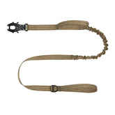 ICEFANG Tactical Dog Leash front handle for precise control in crowded areas.