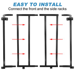 ICITYWALL hay feeder rounded edges prevent scratches for livestock safety