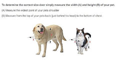 Ideal Pet Products Air Seal locking slide provides controlled in-out access for pets.