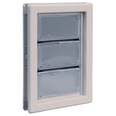 Ideal Pet Products Air Seal door with telescoping frame offers secure, weather-ready entry.