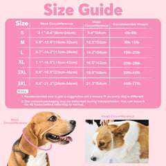 IDOMIK dog recovery collar rose xl side reduces licking and scratching.