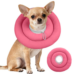 IDOMIK dog recovery collar shows waterproof soft-cone design for post-surgery protection