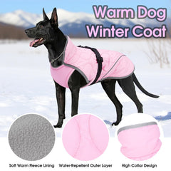 IDOMIK Dog Winter Jacket adjustable belt buckles for a secure fit