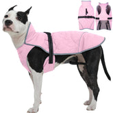 IDOMIK Dog Winter Jacket waterproof fabric keeps your pup dry on winter walks
