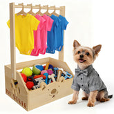 IDUNSEED wooden dog closet front-face design enhances home decor