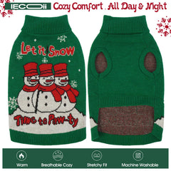 IECOii Christmas dog sweater XXL designed for Greyhound comfort during chilly strolls