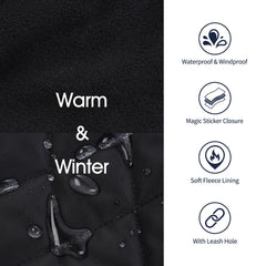 IECOii waterproof fabric keeps dogs dry during light rain or snow