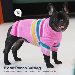IECOii pullover dog sweater easy on/off for quick outfits.