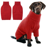IECOii XXL dog sweater chest size fit showing large breeds warmth