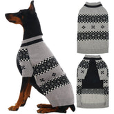 IECOii XXL dog sweater front view keeps large dogs warm during outdoor walks