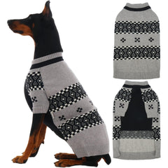 IECOii XXL dog sweater front view keeps large dogs warm during outdoor walks
