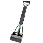 ienjoyed dog pooper scooper long-handle in action for easier yard cleanup