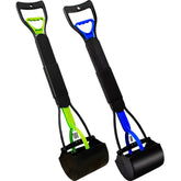ienjoyed pooper scooper 28-inch handle close-up showing sturdy design for heavy-duty use.