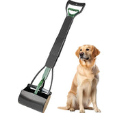ienjoyed pooper scooper 32-inch handle standing cleanup for easier pet mess duty