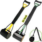ienjoyed pooper scooper 32in-long-handle for easy upright cleanup of dog waste