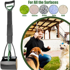 ienjoyed pooper scooper fold-in-half design for compact carry and storage