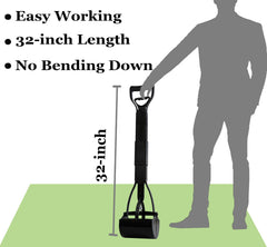 ienjoyed pooper scooper heavy-duty teeth for secure pickup
