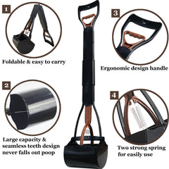 ienjoyed Pooper Scooper supports one-handed operation for quick pickups