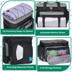 IGOLUMON 5L food containers pair keeps pet meals fresh for multi-day adventures on the go
