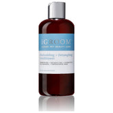iGroom Deshedding & Detangling Dog Conditioner bottle showcased for easy detangling and smoothing.