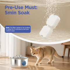 IHOUONE full filter pack on display for multi cat households