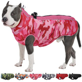 IKIPUKO dog coat winter waterproof-nylon exterior for rain-ready walks