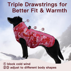 IKIPUKO back zipper with built-in harness offers easy on-off and secure control.