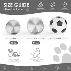 IKITCHEN dog bowl flat-edge polished surface gentle on tongues.