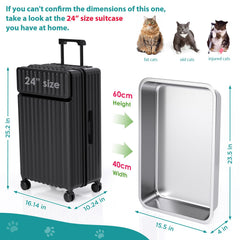 ikitchen stainless steel cat litter box rustproof close-up demonstrates durable metal surface