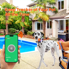 ILFINDYOU AirTag Dog Collar Reflective strips boost nighttime visibility