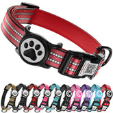 ilFindYou AirTag dog collar waterproof close-up showing rugged protection for water-loving small dogs