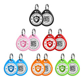 ILFINDYOU dog tag with QR code enables fast owner lookup