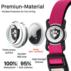 ilFindYou Reflective Collar side view shows durable nylon and padding.