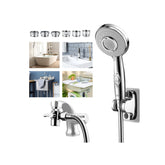 KLLEYNA Shower Head Hose Attachment for Sink/Tub Faucet - ON/OFF Jets Sprayer for Dog Wash/Bathtub Cleaning/Baby