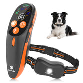 Shock Collar for Dog - 3300FT Dog Shock Collar with Remote, IP67 Waterproof Training Collar with 3 Modes & LED Light, Rechargeable e Collar for Large Medium Small Dogs