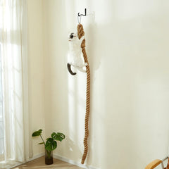 SHENGOCASE Cat Climbing Rope — 6.56 Ft Wall-Mounted Jute Climbing Pole (1.9