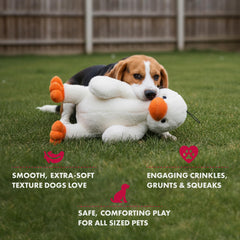 Pet Lou Colossal Durable Squeak Dog Toys - Heavy Plush, Great for Aggressive Chewers (00352)