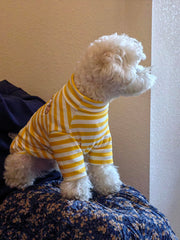 IMDOUBLEDOU turtleneck dog shirt pullover design easy to put on and off