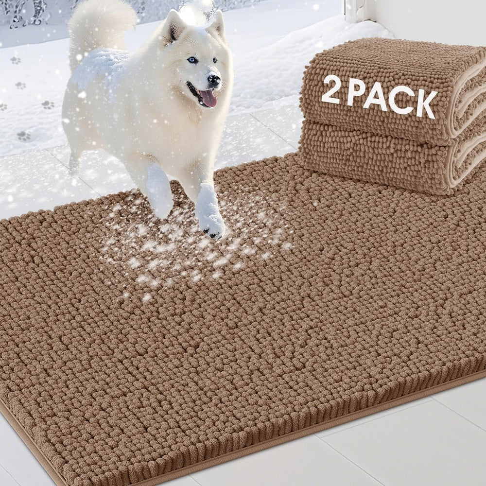 IM HOME muddy door mats 36x24 front view protects entry and traps dirt