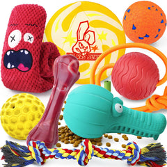 IMMADBUNY heavy-duty dog chew toys disc for durable fetch and play with strong chewers.