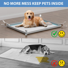 IMMCUTE pee pad holder includes 4 fixing clips for added stability