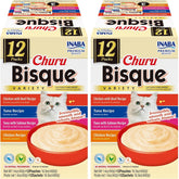 INABA Churu Bisque tuna-chicken variety pouch as a side dish for cats